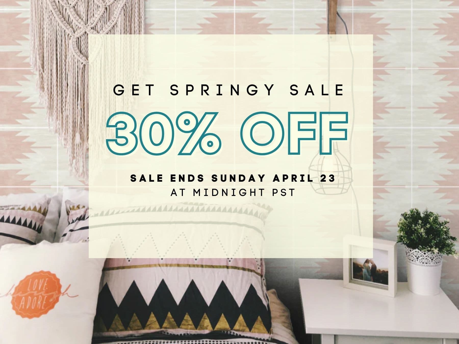 Quadrostyle Get Springy ecommerce campaign